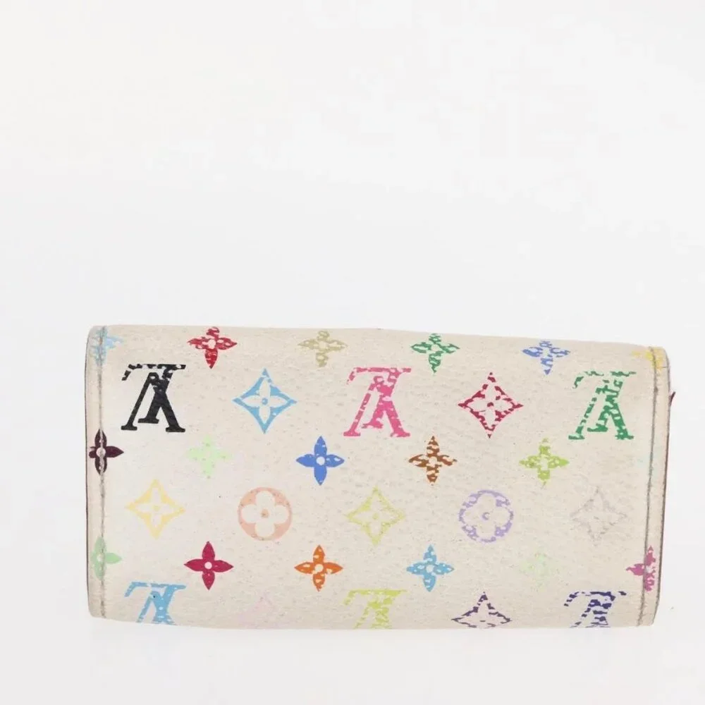 LOUIS VUITTON Zippy Coin Purse Multicles 4 Coin Purse 2 Set White Auth am9908 - Picture 11 of 15